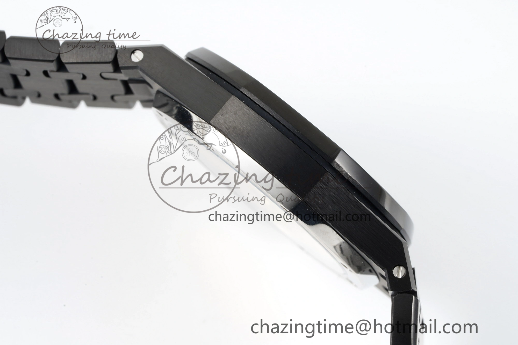 MIROTIME Royal Oak 34mm Black Ceramic BF Best Edition Black Dial on Black Ceramic Bracelet A Reliable 10222