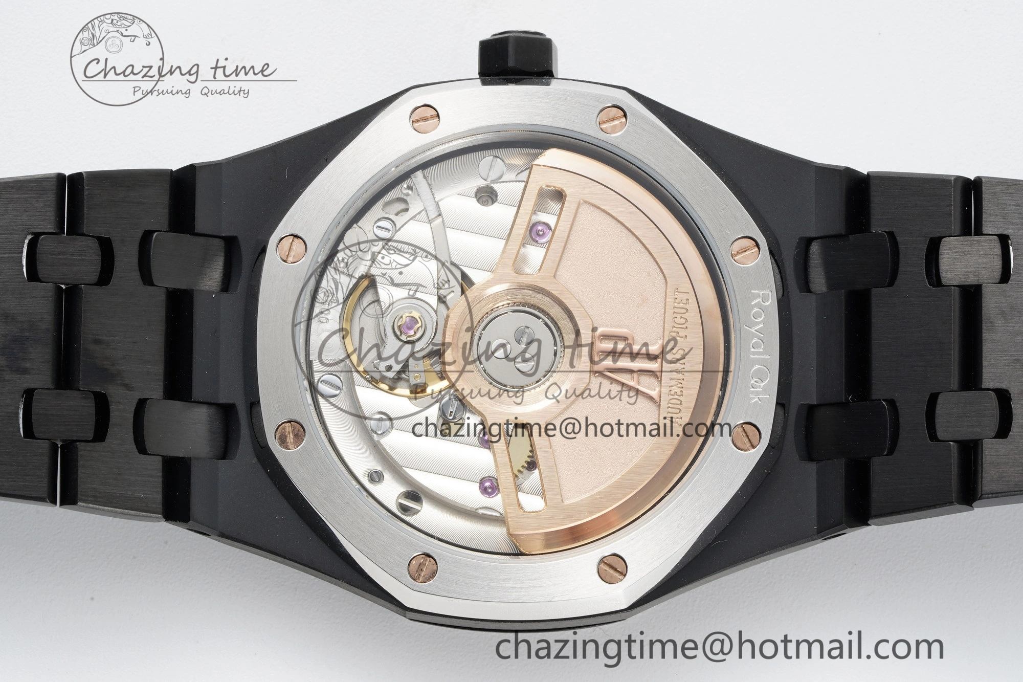 MIROTIME Royal Oak 34mm Black Ceramic BF Best Edition Black Dial on Black Ceramic Bracelet A Reliable 10222