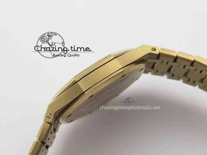MIROTIME OdorResistant Royal Oak 39mm 15202 RG Black Dial On RG Bracelet MIYOTA 5018