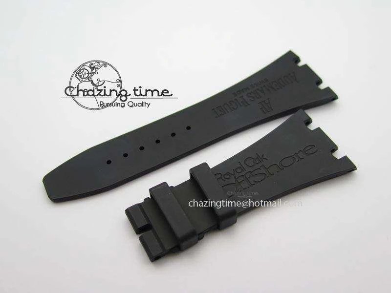 MIROTIME TimelessDesign Royal Oak Offshore Black & White Marcus JF Best Edition On White Rubber Strap A7750 (Free Black Strap) 5068