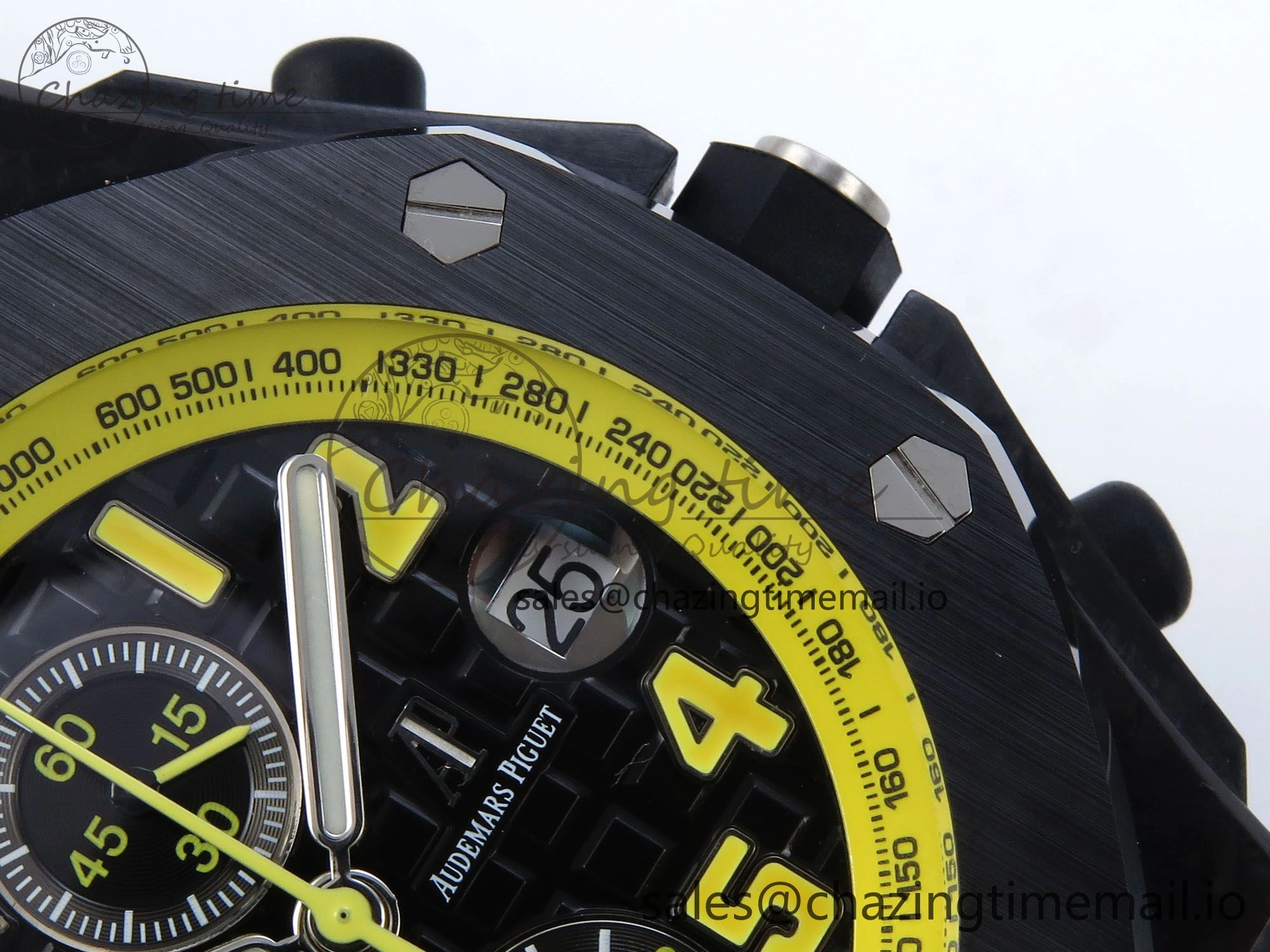 MIROTIME Royal Oak Offshore ‘Bumble Bee’ TKF Best Edition on Black Leather Strap A FastDry 4356