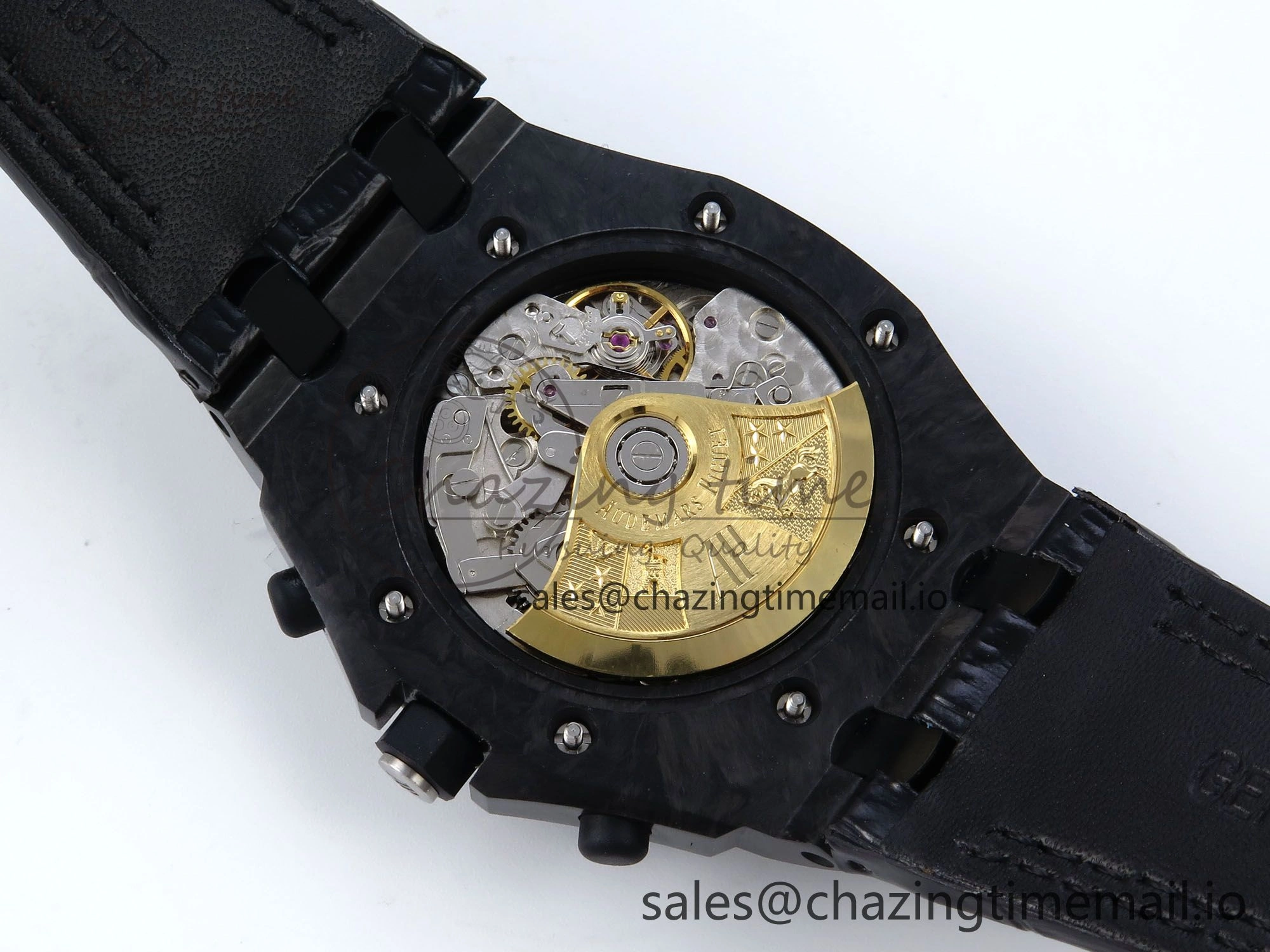 MIROTIME Royal Oak Offshore ‘Bumble Bee’ TKF Best Edition on Black Leather Strap A FastDry 4356