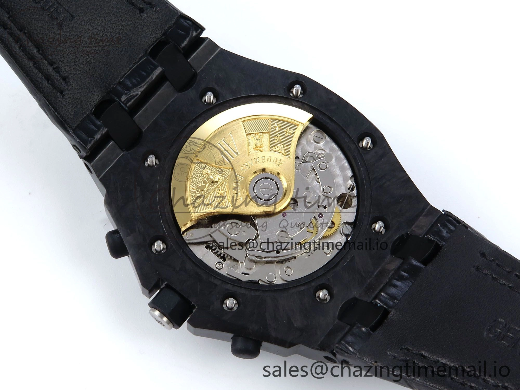 MIROTIME Royal Oak Offshore ‘Bumble Bee’ TKF Best Edition on Black Leather Strap A FastDry 4356