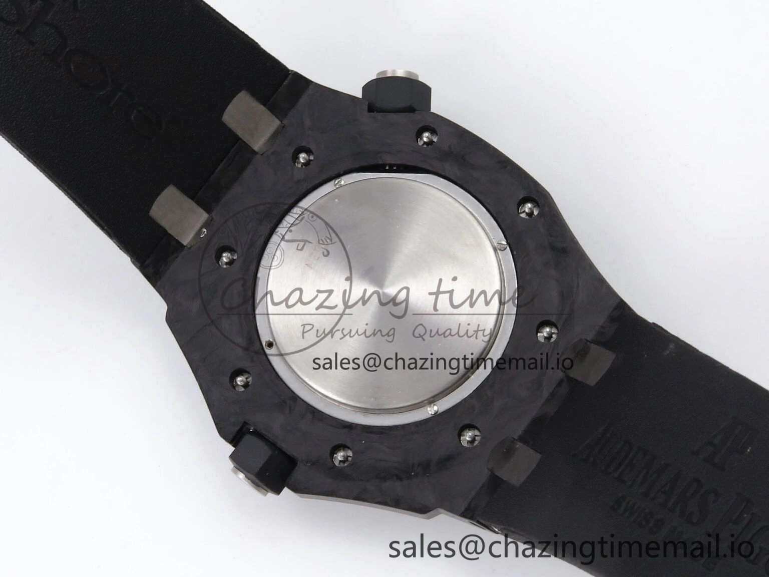 MIROTIME ModernLook Royal Oak Offshore Diver 15706 Forged Carbon IPF Best Edition on Rubber Strap MIYOTA 4394