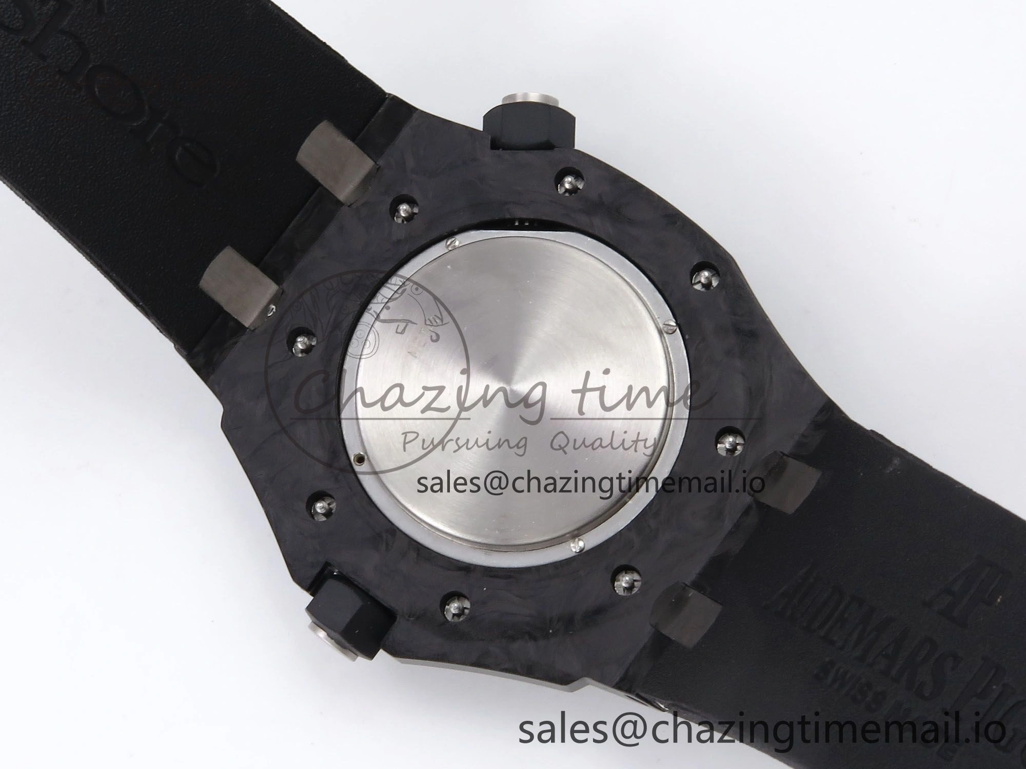 MIROTIME ModernLook Royal Oak Offshore Diver 15706 Forged Carbon IPF Best Edition on Rubber Strap MIYOTA 4394