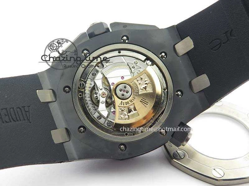 MIROTIME Royal Oak Offshore Diver 15707 Real Ceramic BP-Maker On Rubber Strap A Compact 5040