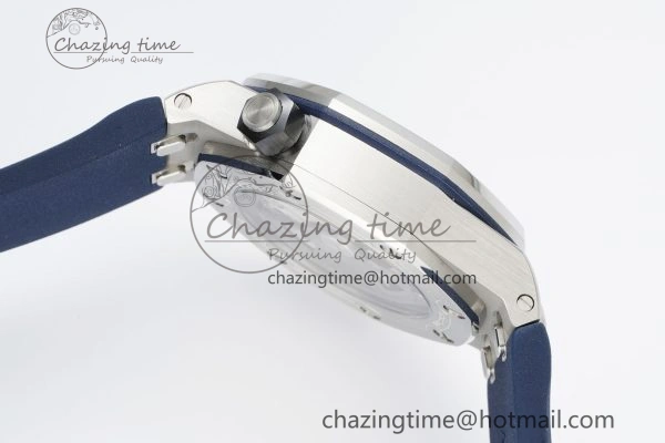 MIROTIME SunProtective Royal Oak Offshore Diver 15720 IPF Best Edition Blue Dial on Blue Rubber Strap A 4706
