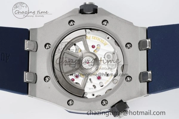 MIROTIME SunProtective Royal Oak Offshore Diver 15720 IPF Best Edition Blue Dial on Blue Rubber Strap A 4706