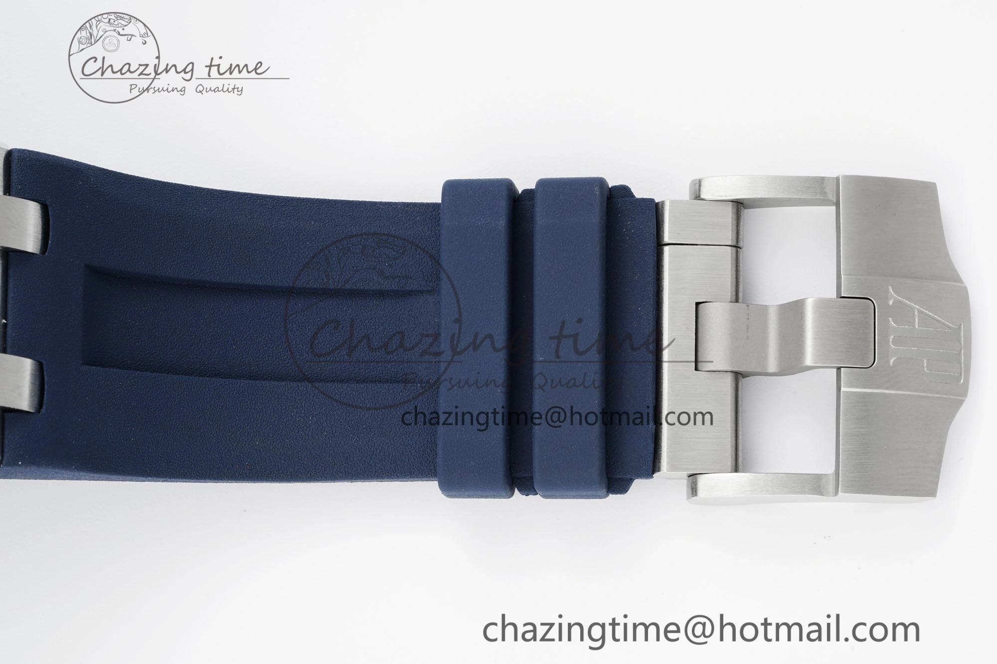MIROTIME SunProtective Royal Oak Offshore Diver 15720 IPF Best Edition Blue Dial on Blue Rubber Strap A 4706