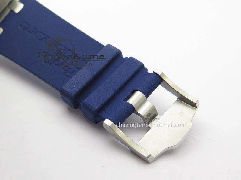MIROTIME Royal Oak Offshore Diver Chronograph Blue Noob Best Edition On Blue Rubber Strap A Lightweight 5070