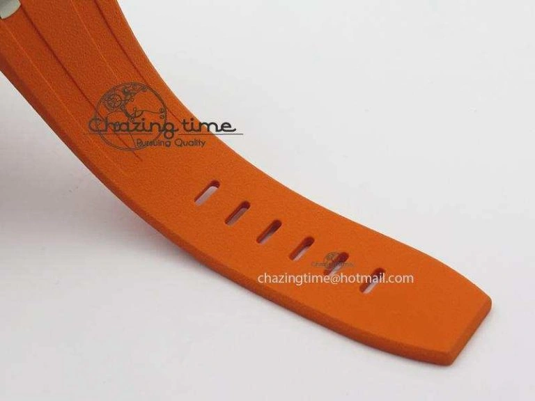 MIROTIME Efficient Royal Oak Offshore Diver Chronograph Orange JF Best Edition On Orange Rubber Strap A 5081