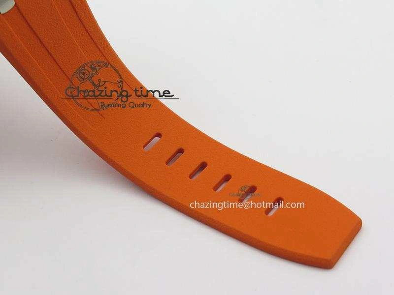 MIROTIME Efficient Royal Oak Offshore Diver Chronograph Orange JF Best Edition On Orange Rubber Strap A 5081