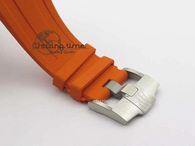 MIROTIME Efficient Royal Oak Offshore Diver Chronograph Orange JF Best Edition On Orange Rubber Strap A 5081