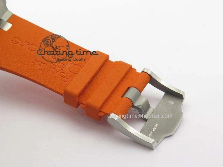 MIROTIME Efficient Royal Oak Offshore Diver Chronograph Orange JF Best Edition On Orange Rubber Strap A 5081