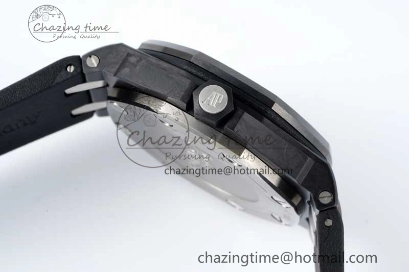 MIROTIME Royal Oak Offshore Diver Forged Carbon IPF Best Edition on Rubber Strap MIYOTA Thermal 4731