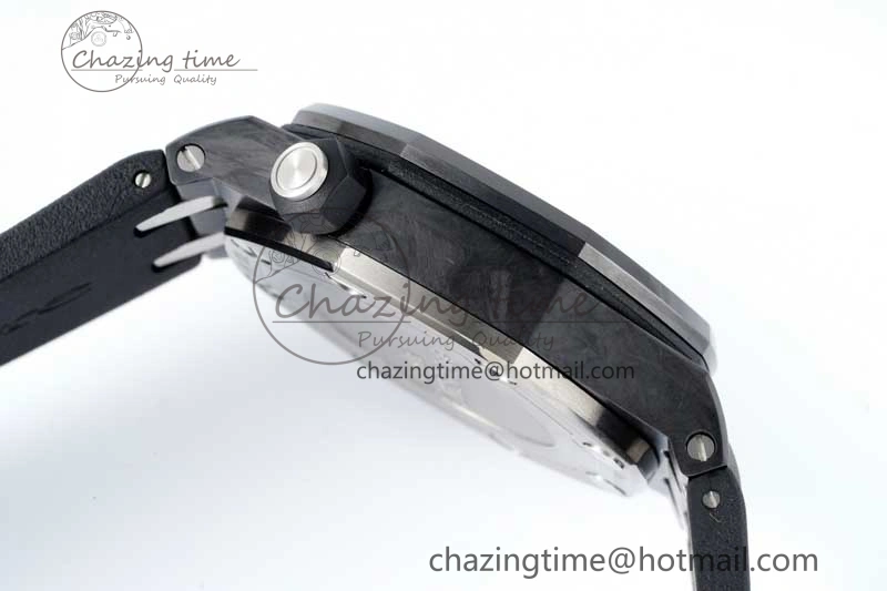 MIROTIME Royal Oak Offshore Diver Forged Carbon IPF Best Edition on Rubber Strap MIYOTA Thermal 4731