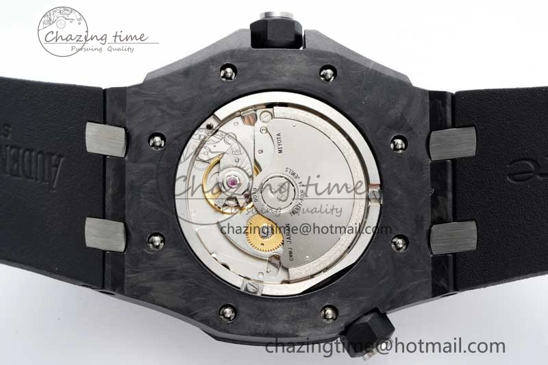 MIROTIME Royal Oak Offshore Diver Forged Carbon IPF Best Edition on Rubber Strap MIYOTA Thermal 4731