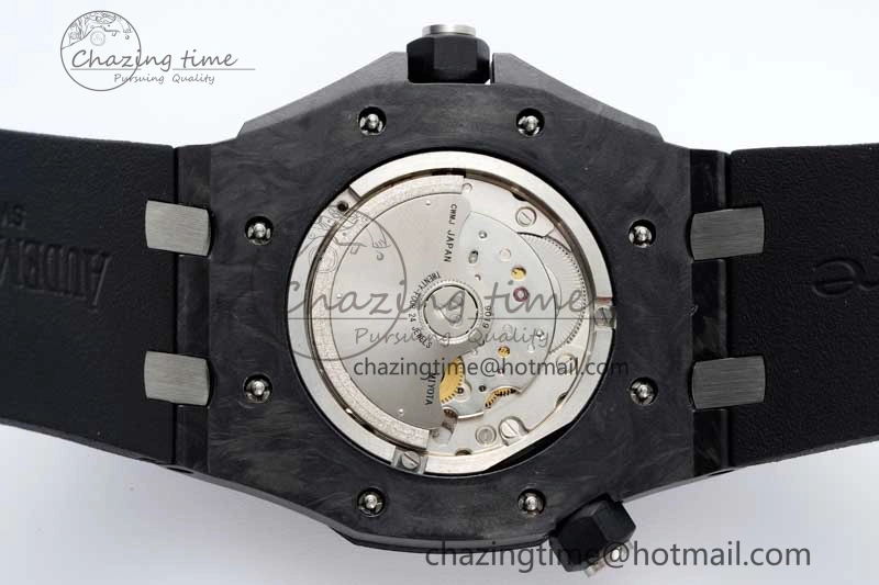 MIROTIME Royal Oak Offshore Diver Forged Carbon IPF Best Edition on Rubber Strap MIYOTA Thermal 4731