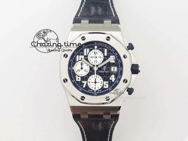 MIROTIME Royal Oak Offshore JF Best Edition Blue Themes on Blue Leather Strap A Original 5135