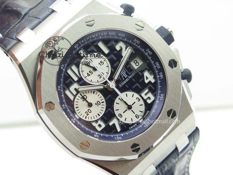 MIROTIME Royal Oak Offshore JF Best Edition Blue Themes on Blue Leather Strap A Original 5135