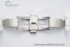 MIROTIME EasyCare Royal Oak Perpetual Calendar 26579CB White Ceramic APSF Best Edition on White Ceramic Bracelet A5134 V 4734