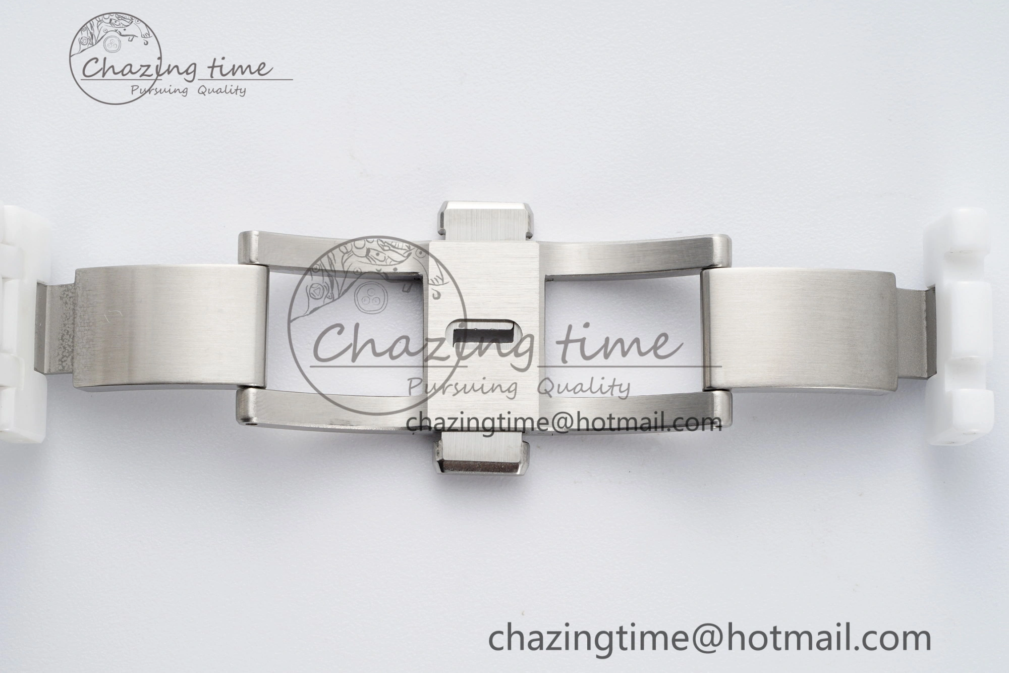 MIROTIME EasyCare Royal Oak Perpetual Calendar 26579CB White Ceramic APSF Best Edition on White Ceramic Bracelet A5134 V 4734