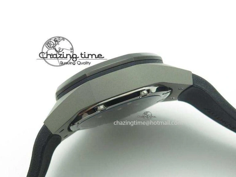 MIROTIME Tourbillon Concept GMT SS Black Blue Dial On Black Rubber Strap Japan Quartz HighQuality 5100