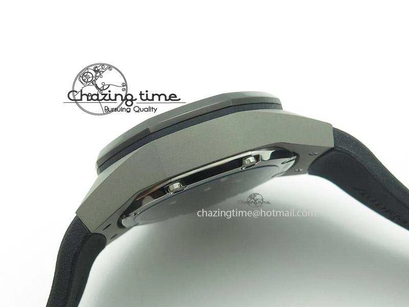 MIROTIME Tourbillon Concept GMT SS Black Blue Dial On Black Rubber Strap Japan Quartz HighQuality 5100