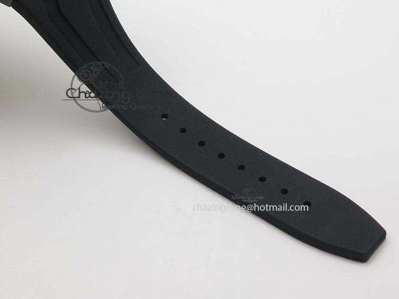 MIROTIME Tourbillon Concept GMT SS Black Blue Dial On Black Rubber Strap Japan Quartz HighQuality 5100