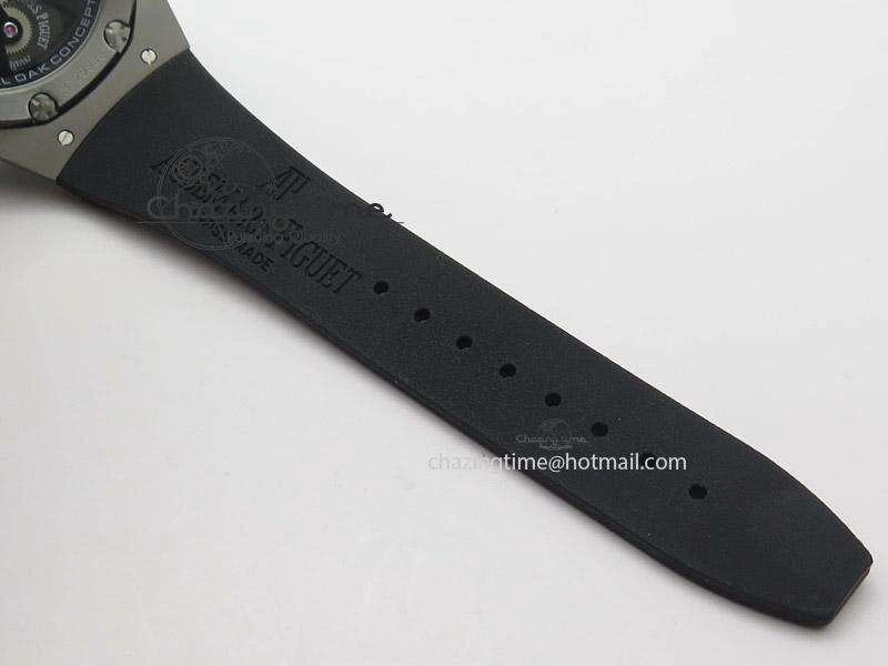 MIROTIME Tourbillon Concept GMT SS Black Blue Dial On Black Rubber Strap Japan Quartz HighQuality 5100