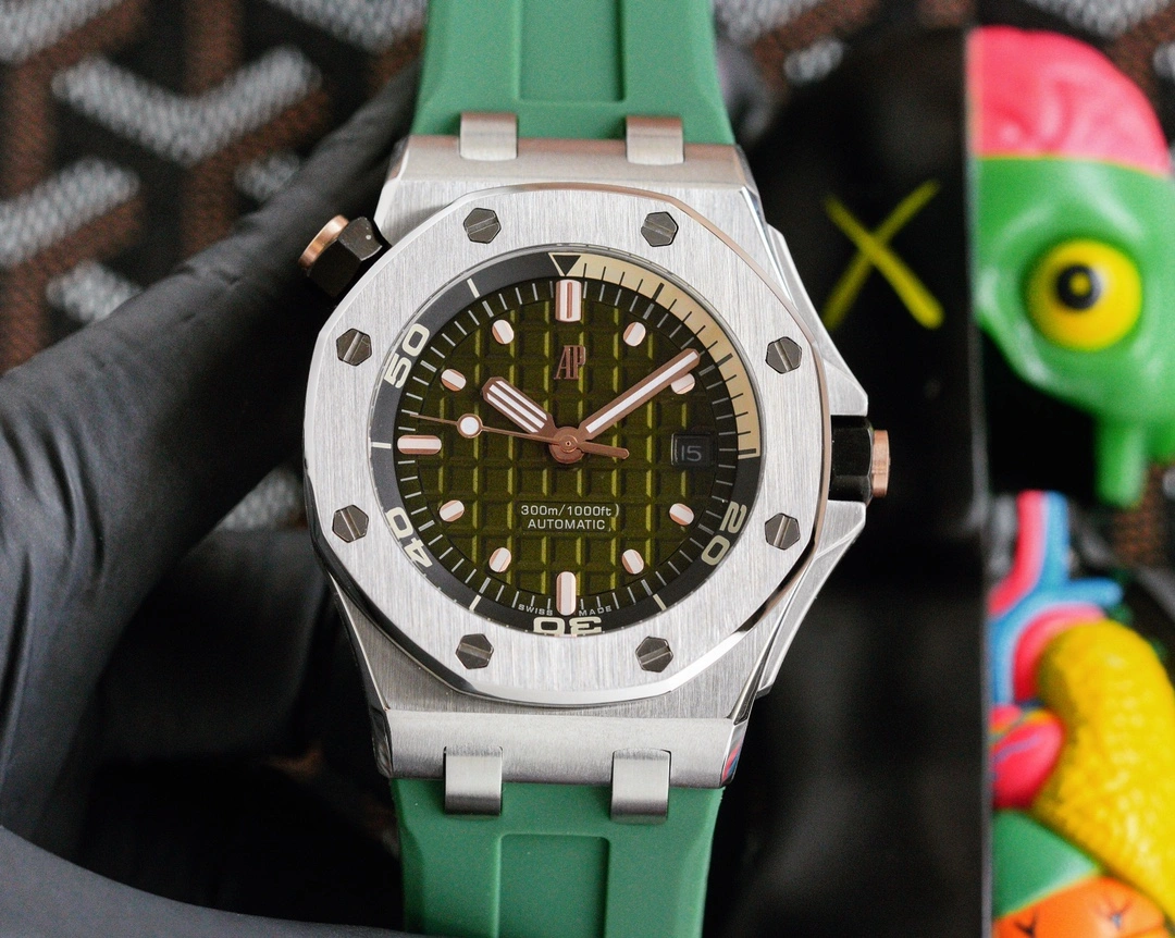 NewStyle AP Offshore Stainless Steel Automatic Green Dial 155