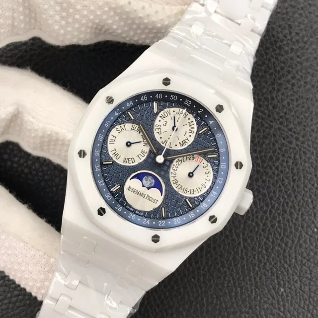 Audemars Piguet Ceramic Royal Oak Blue Dial Men's Watch ModernLook 153