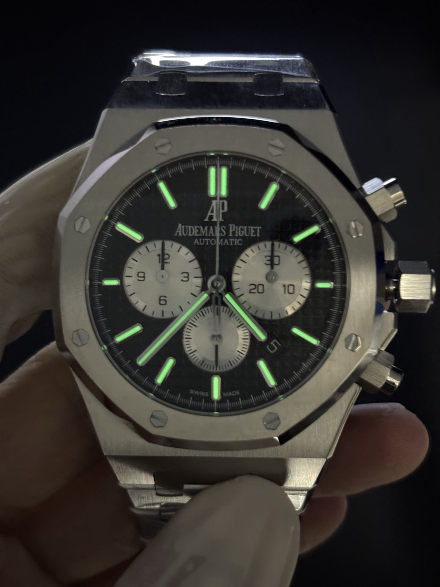 Audemars Piguet Royal Oak Chronograph 41mm Black Dial Attractive 159