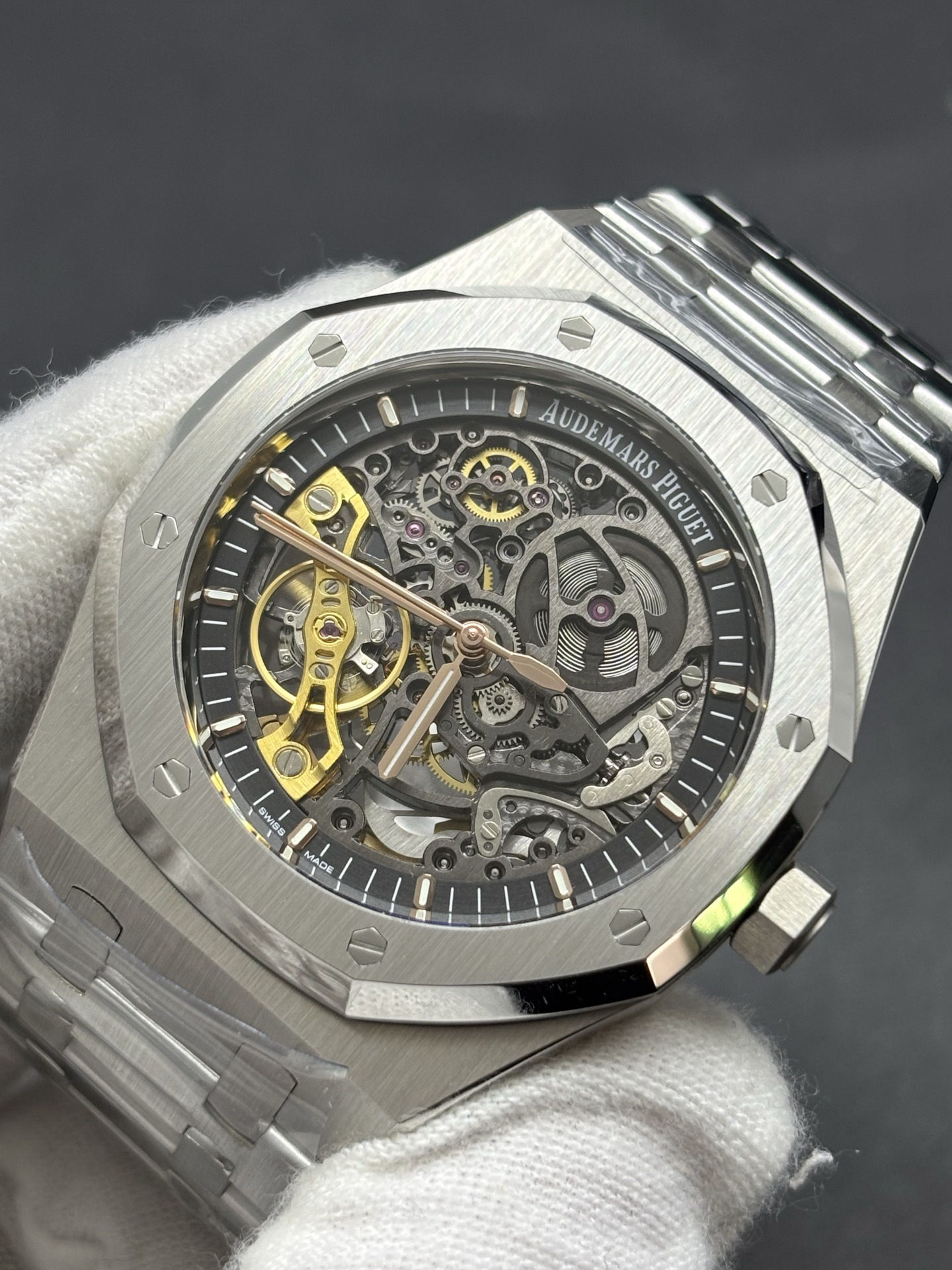Lightweight Audemars Piguet Royal Oak Double Balance Wheel Openworked 41mm 158