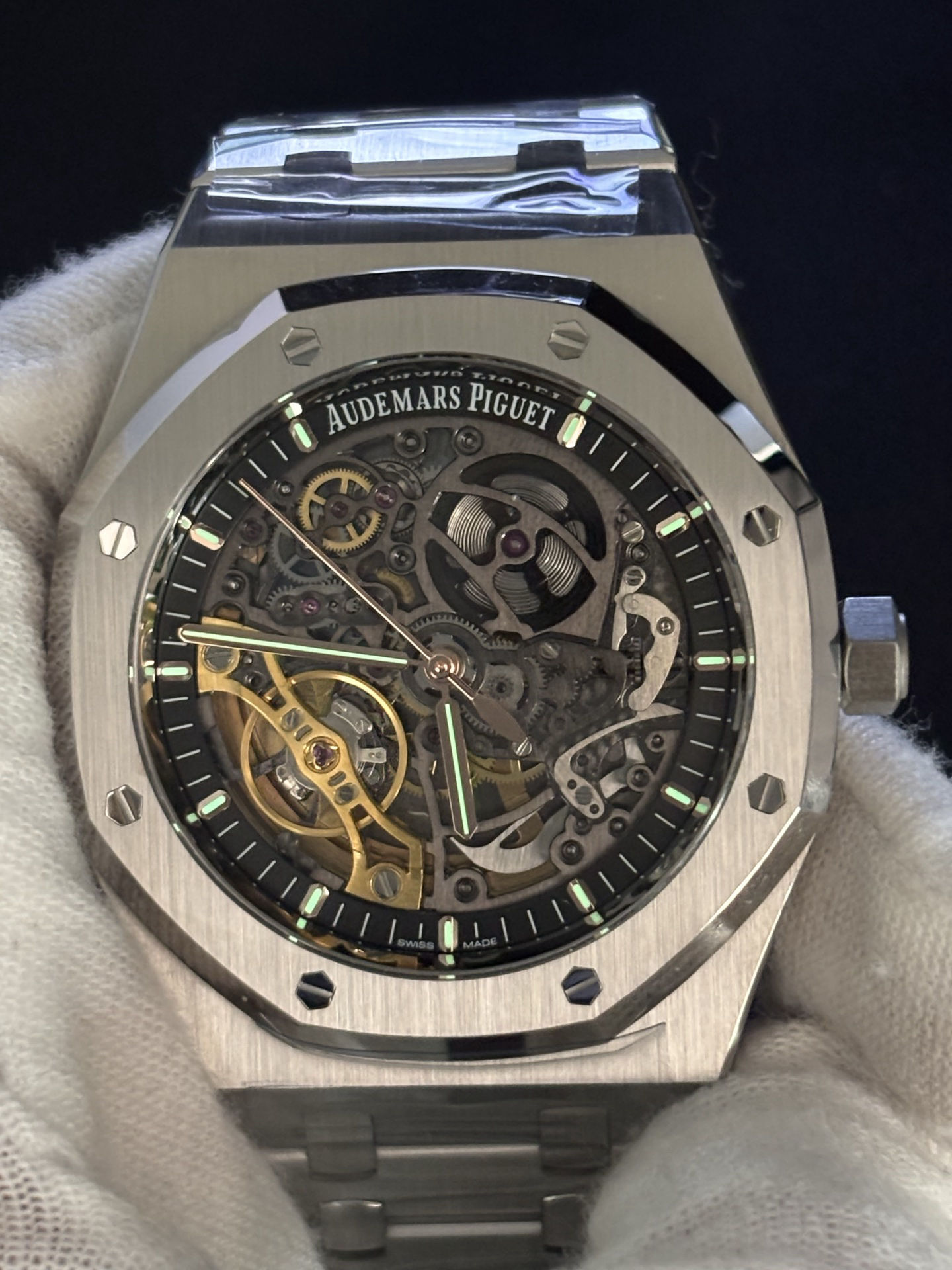 Lightweight Audemars Piguet Royal Oak Double Balance Wheel Openworked 41mm 158