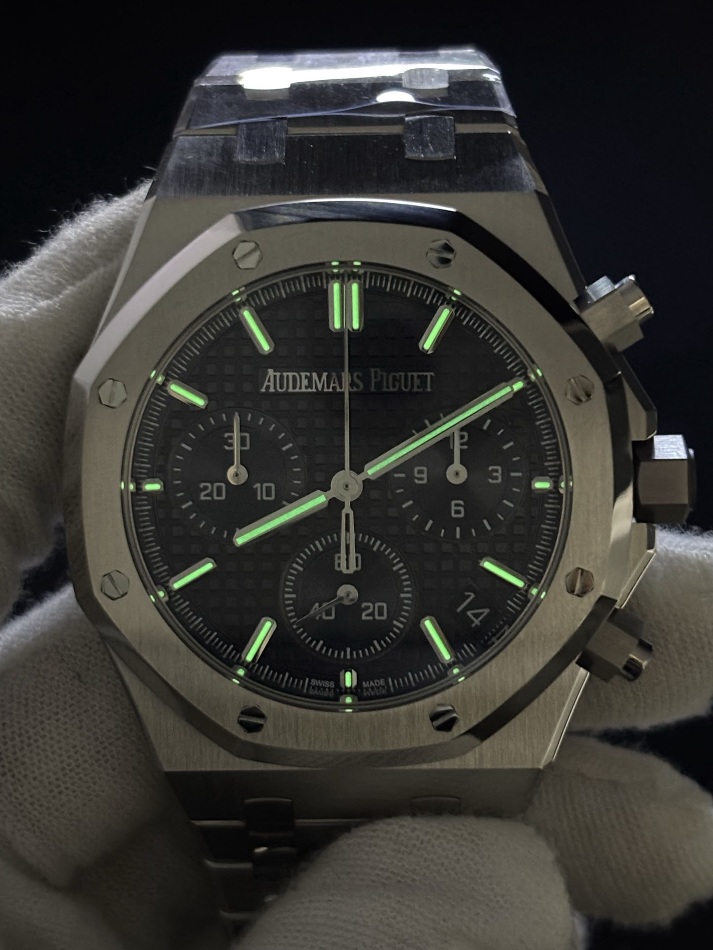 Attractive Audemars Piguet Royal Oak Selfwinding Chronograph Blue Dial 165