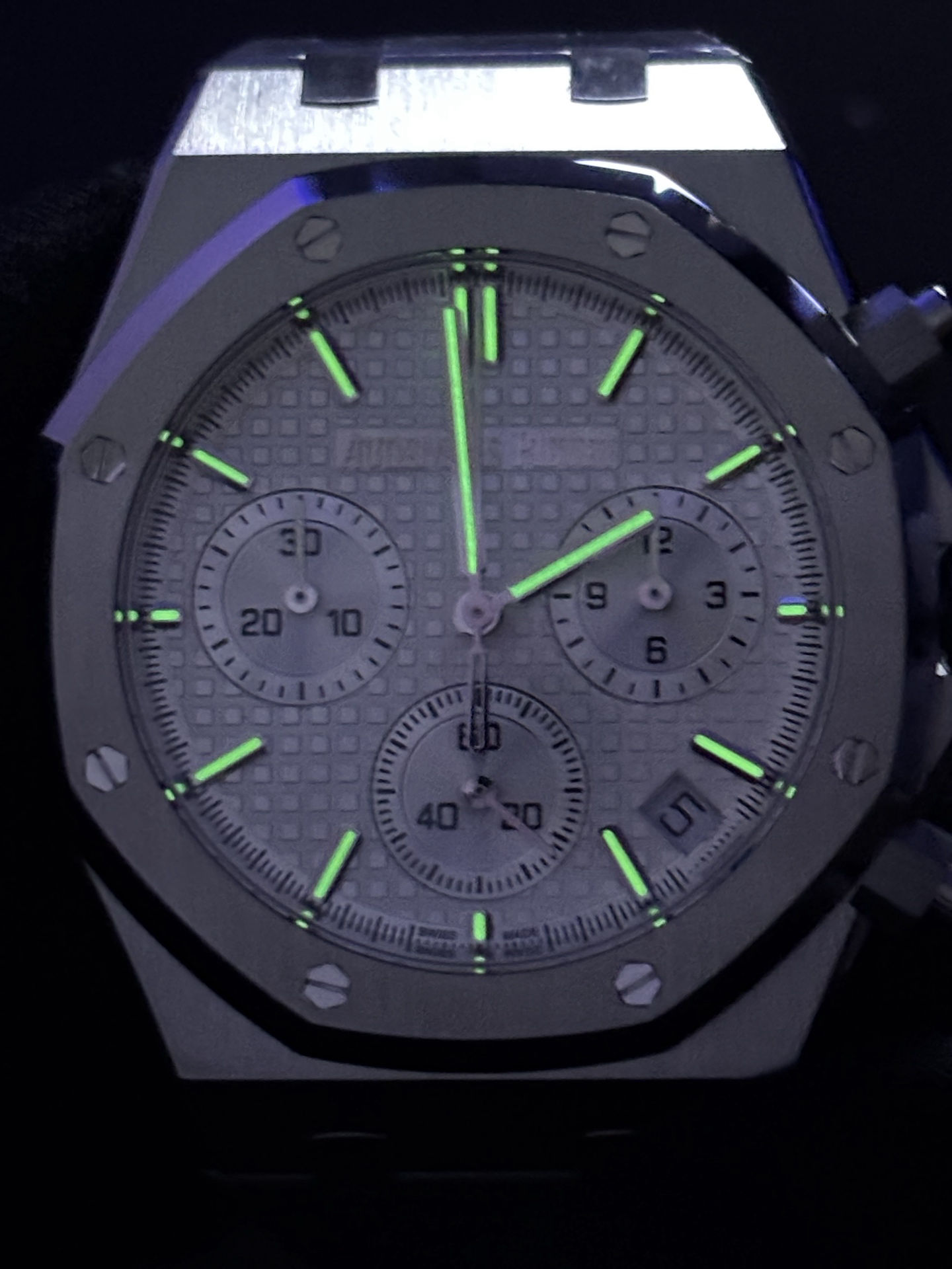 WellDesigned Audemars Piguet Royal Oak Selfwinding Chronograph White Dial 166