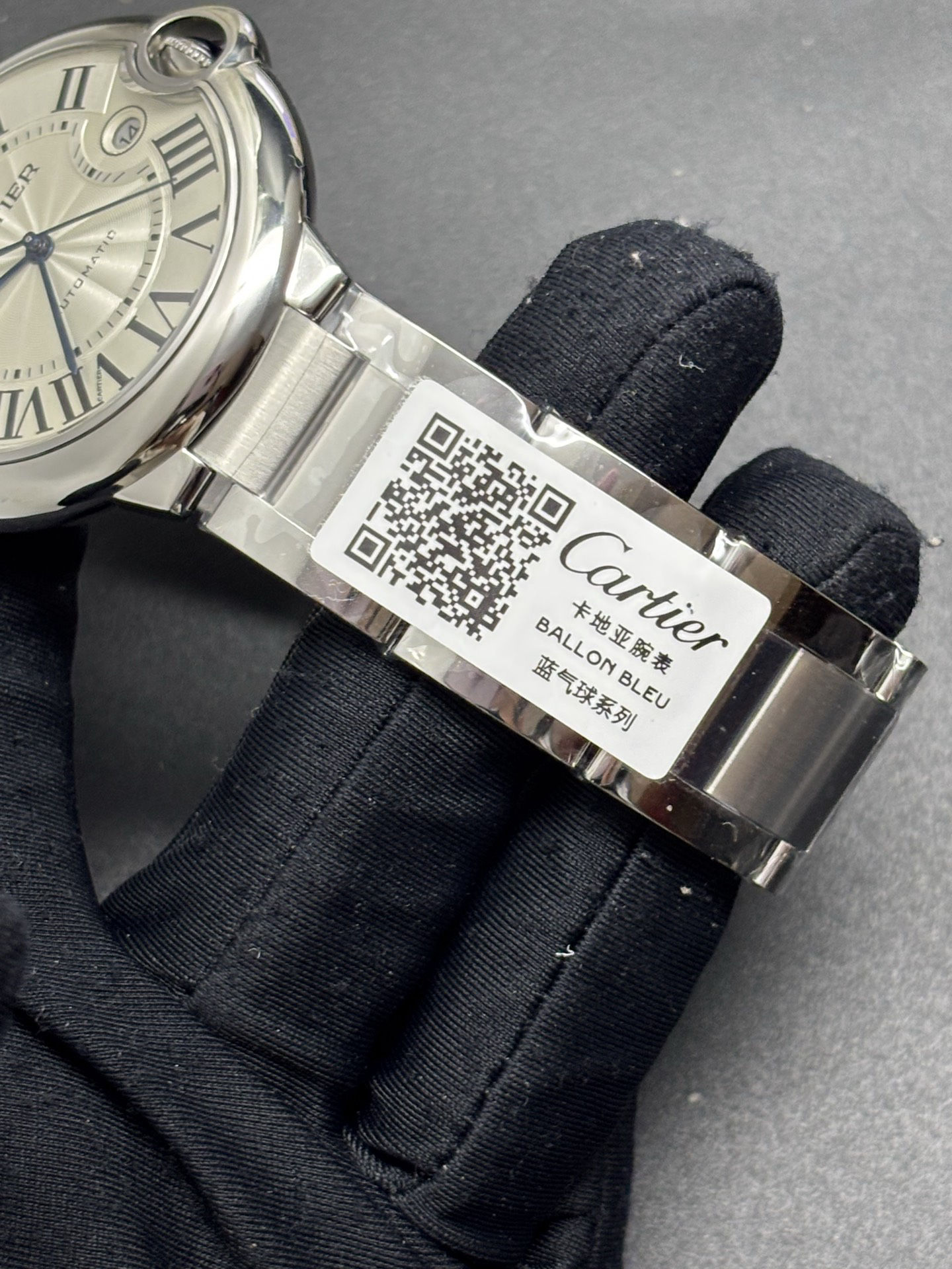 Fashionable Cartier Ballon Bleu 42mm automatic watch in stainless steel with a silver dial 138