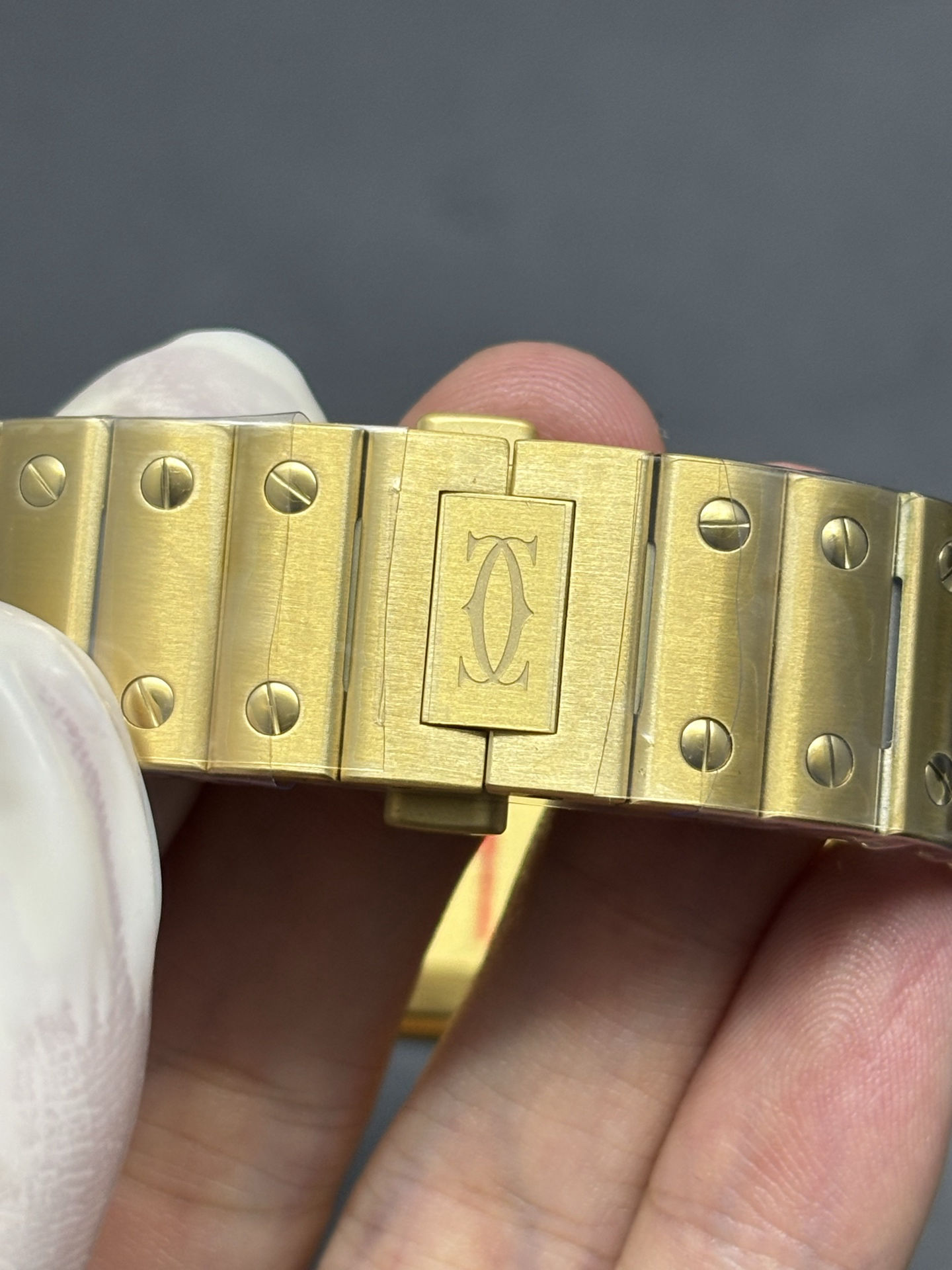 Classic Cartier Santos de Cartier 18K Yellow Gold Case 132