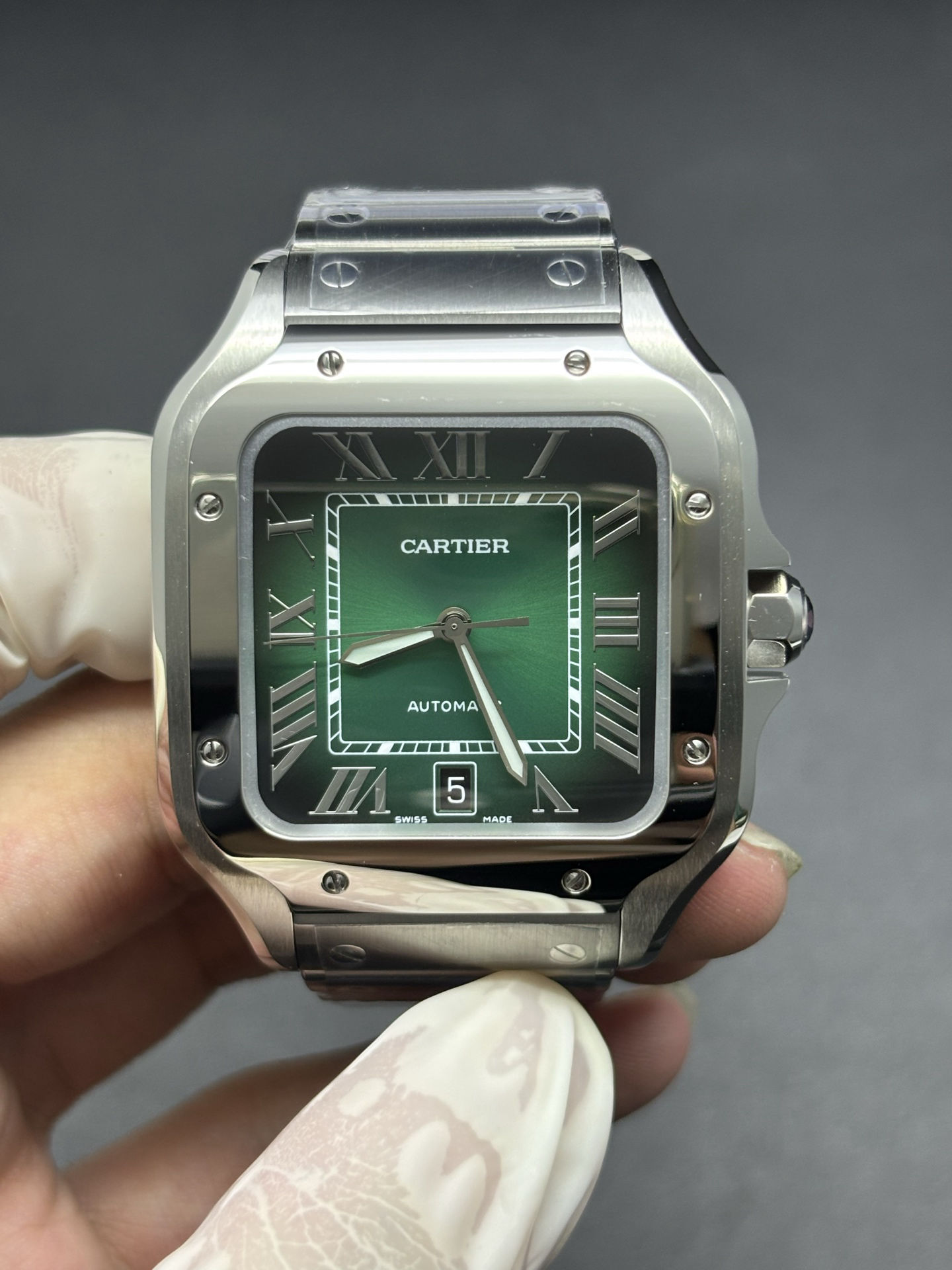 Cartier Santos de Cartier Green Dial RelaxedFit 134