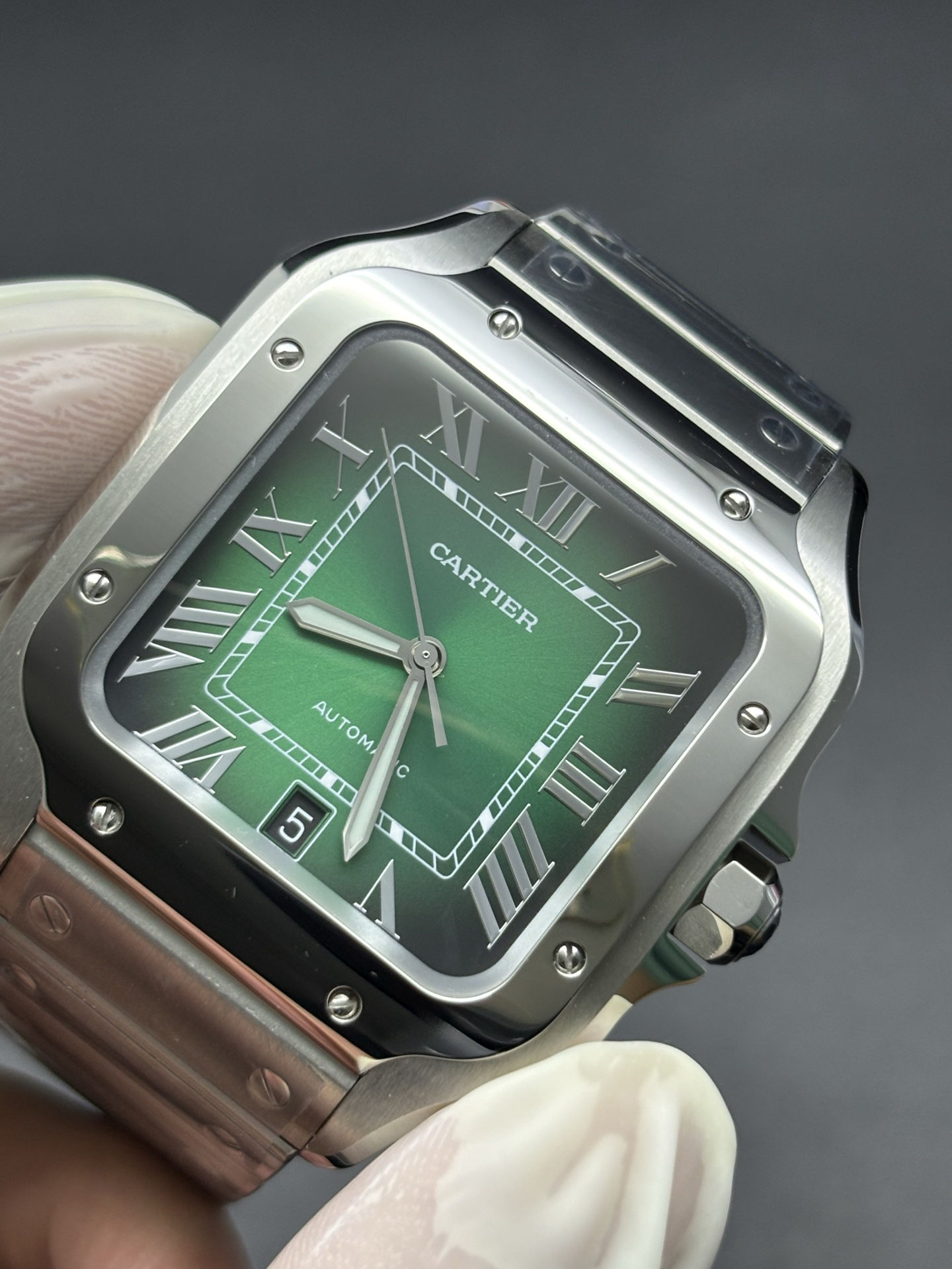 Cartier Santos de Cartier Green Dial RelaxedFit 134