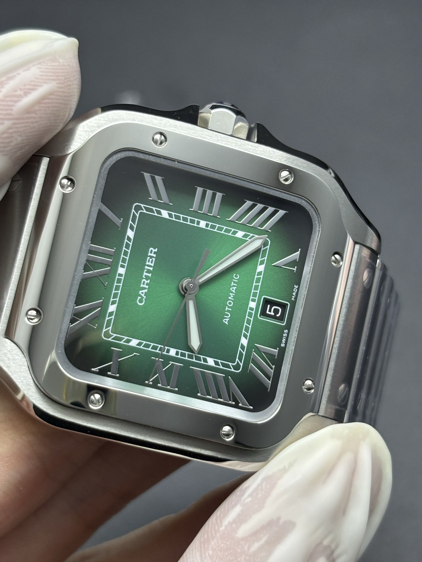 Cartier Santos de Cartier Green Dial RelaxedFit 134