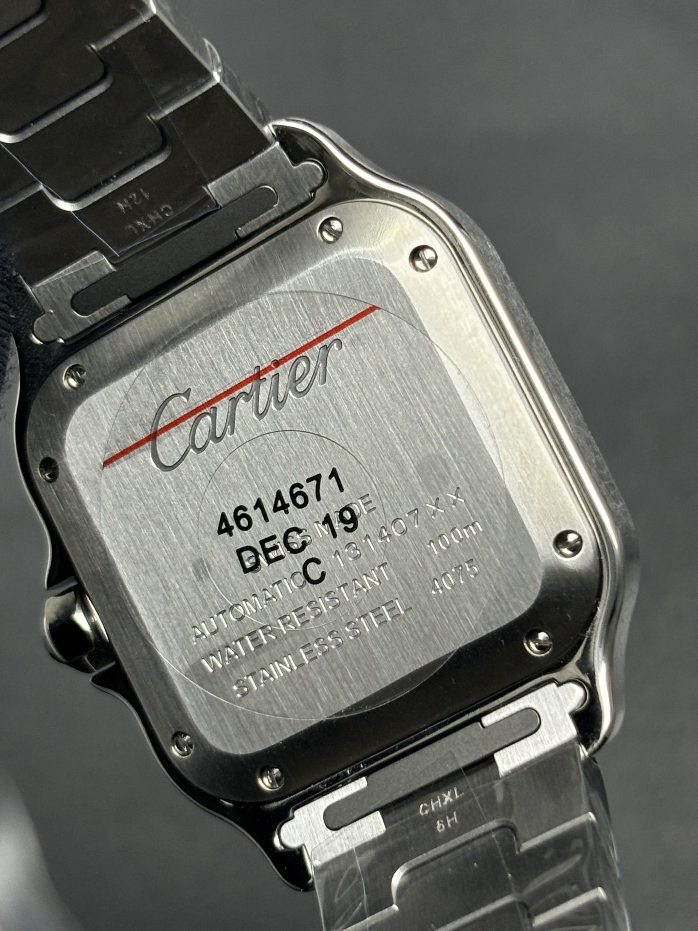 ModernLook Cartier Santos de Cartier Watch Sunray Brown Dial 140
