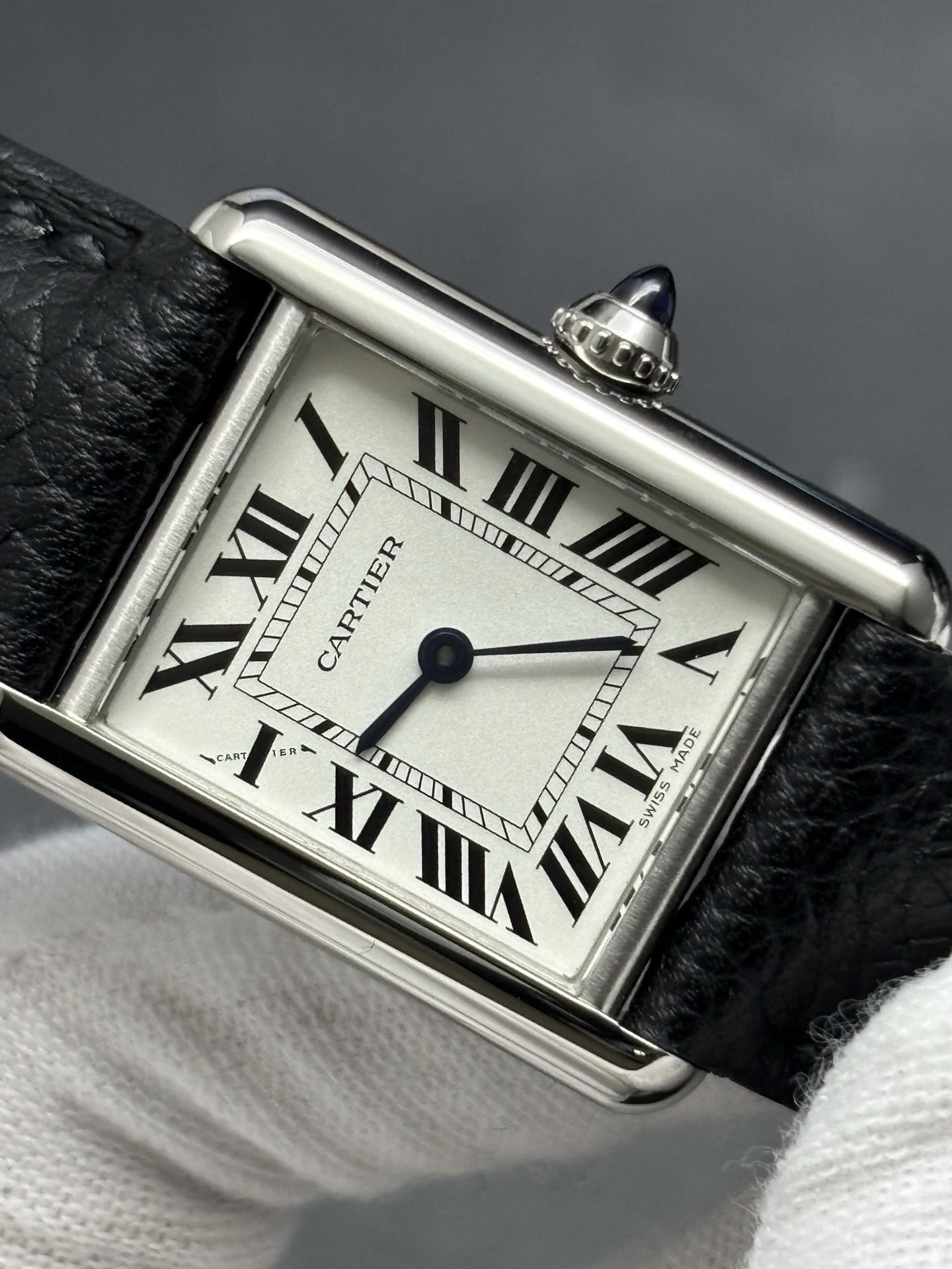 Compact Cartier Tank Must Small Model Steel Case 137
