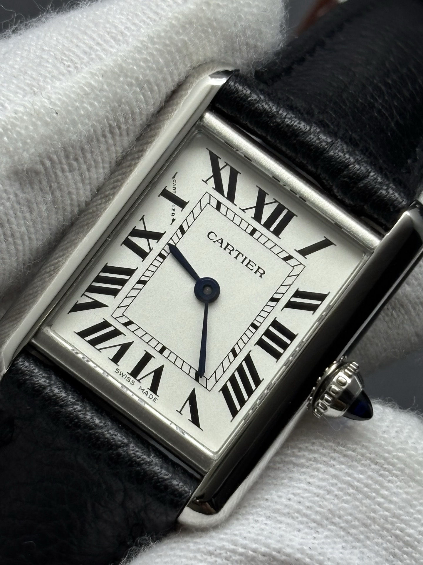 Compact Cartier Tank Must Small Model Steel Case 137