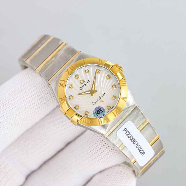 NewStyle Constellation Co-Axial Watch - 27mm Steel And Yellow Gold Case 112