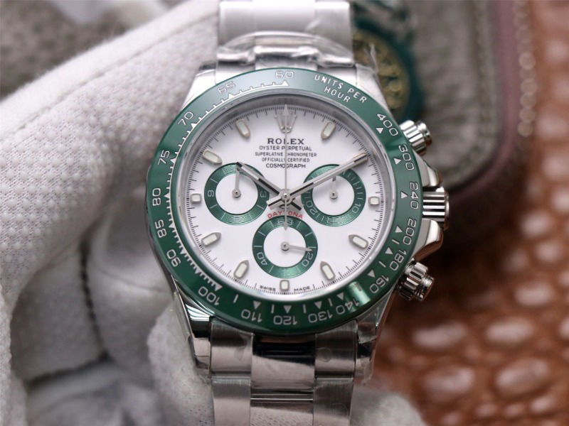 Tailored Daytona 40mm Green Ceramic Bezel Men Automatic Watch 5