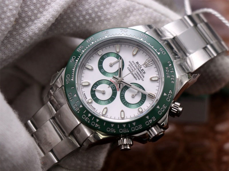 Tailored Daytona 40mm Green Ceramic Bezel Men Automatic Watch 5