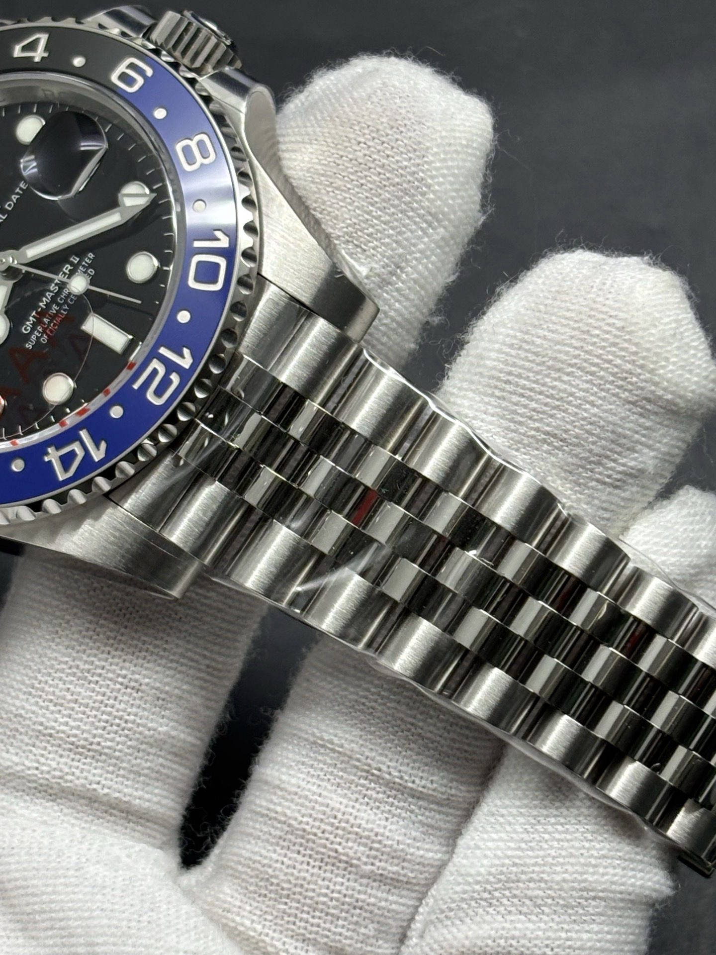 Vibrant GMT-Master II Batgirl Jubilee Men's Watch 126710BLNR- 8