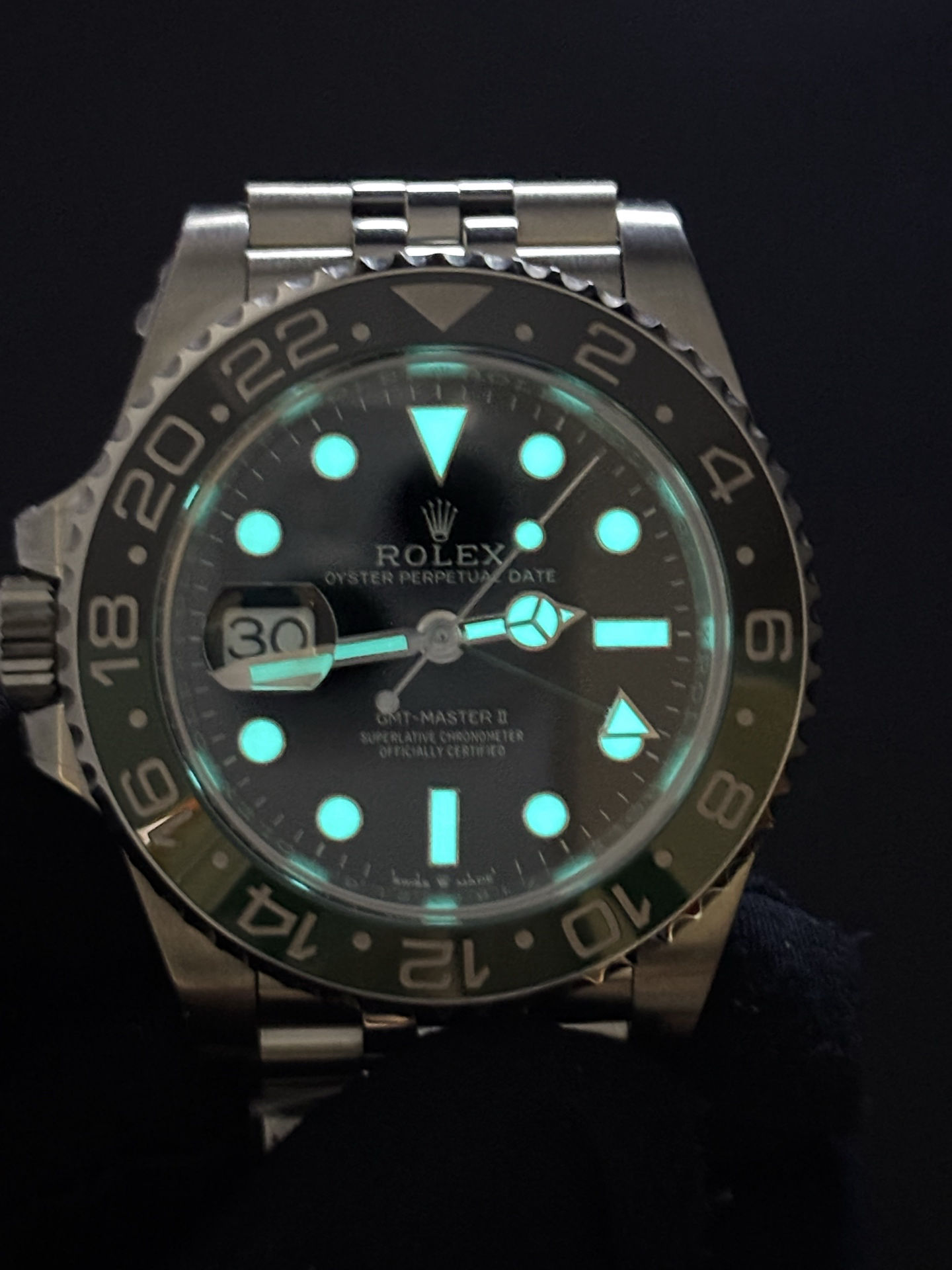 GMT-Master II Sprite Left-Handed Stainless Steel on Jubilee Bracelet OnTrend 13